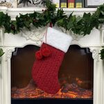 Ciondolo Forniture Ornamentali Borsa Regalo Calze Natalizie (Rosso)