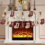 Banner natalizio BUON NATALE Decorazione natalizia Bandiera Pendente natalizio