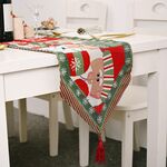 Articoli creativi per la decorazione della casa di Natale, tovaglia lavorata a maglia, tavolo da pranzo (Senior)