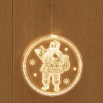 Lampada a sospensione 3D natalizia a LED natalizia, Alimentazione: USB (Babbo Natale)