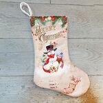 3 pezzi calze natalizie ciondolo regalo decorazione natalizia, specifica: pupazzo di neve di tipo B.