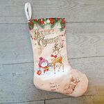 3 pezzi calze natalizie ciondolo regalo decorazione natalizia, specifica: cervo di tipo C.