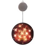 2 pezzi Halloween Star String Light Show Window Decorazione horror Lampada a sospensione a LED alimentata a batteria (cimitero)