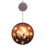 2 pezzi Halloween Star String Light Show Window Decorazione horror Lampada a sospensione a LED alimentata a batteria (mano fantasma)