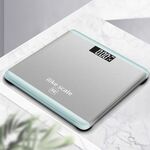 ISCALE SE BODY ELETTRONICO Intelligente Bilancia elettronica Scala per uso domestico Bilancia del corpo del corpo adulto (Spazio Argento)