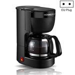 Macchina da caffè automatica mini gocciolante per uso domestico Homezest, stile: spina europea (nera)