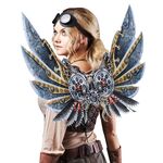 Halloween Carnival Dress Up Adult Children Mechanical Punk Decorative Wings, Size: Adult