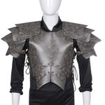 Halloween Carnival Stage Puntelli Armatura cosplay Samurai in pelle PU per adulti, Taglia: Taglia unica