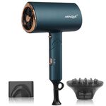 Mingge T1 T Style 1800W Asciugacapelli pieghevole ad alta potenza ad aria calda fredda ad asciugatura rapida, tipo di spina: spina europea (verde)