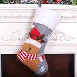 Decorazioni natalizie ciondolo borsa regalo calza natalizia grande feltro (cervo)