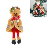Ciondolo decorativo per bambola di Natale dei cartoni animati (fulvo)