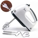 Frusta elettrica per uso domestico Mini frusta da forno piccola macchina per panna montata, specifica: spina europea + 4 aste per mescolare