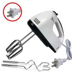 Frusta elettrica per uso domestico Mini frusta da forno piccola macchina per panna montata, specifica: spina americana + 4 aste per mescolare