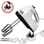 Frusta elettrica per uso domestico Mini frusta da forno piccola macchina per panna montata, specifica: spina UK + 4 aste per mescolare