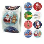 2 pezzi Autoadesivo di Natale Santa Claus Decorazione vacanze Etichetta adesivo, dimensioni: 3.8 cm / 1.5inch (k-10-38)