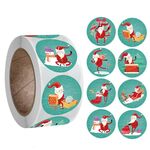 3 pz roll sticker natale giorno regalo decorazione regalo serie regalo etichetta adesivo, dimensioni: 2.5 cm / 1 pollice (k-30-25)
