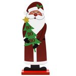 3 pezzi decorazioni natalizie decorazioni da tavolo in legno, specifica: albero di Babbo Natale