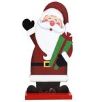 3 pezzi decorazioni natalizie decorazioni da tavolo in legno, specifica: regalo di Babbo Natale