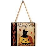 2 PCS Halloween Ghost Festival Artigianato in legno Elenco decorazione regalo Hanging Board (JM00712)