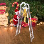 Giocattolo elettrico Babbo Natale Decorazione regalo per bambini di Natale, specifica: scala doppia C.
