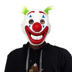 Maschera da clown per parrucca di oggetti di scena horror di Halloween