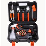 Set di utensili manuali per fiori da giardino 10 in 1 cassetta degli attrezzi hardware