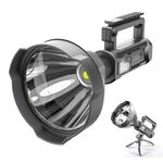 W590 P50 Torcia a LED potente ricaricabile da 10 W 4 modalità di ricerca per esterni con treppiede