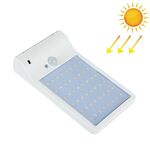 3,8 W 48 LED bicolore Edizione telecomando Sensore di luce solare da esterno impermeabile da parete Lampione da giardino Lampione senza palo, Flusso luminoso: 450 lm (bianco)