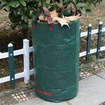 Sacchi per foglie cadute da giardino in PP da 120 litri da 32 galloni, sacchetti per rifiuti verdi, dimensioni: 45 cm x 76 cm
