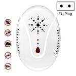 Repellente per insetti portatile repellente per zanzare a ultrasuoni DC-9007, stile: spina europea (bianco)