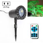 Lampada da giardino con decorazione da giardino con luce laser da esterno impermeabile da 30 W, luce verde + luce rossa