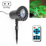 Lampada da giardino con decorazione da giardino con luce laser da esterno impermeabile da 30 W, luce verde + luce rossa (spina europea)