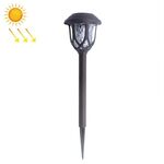 Luce solare da giardino per esterni Luce da giardino Lampione da giardino a LED Luce decorativa per paesaggio Villa Lampada da terra (luce calda)
