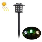 4 PCS Luce notturna da giardino solare da esterno Luce da giardino a LED per uso domestico piccola casa (luce colorata)