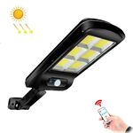 Induzione del corpo umano a energia solare 30W + controllo della luce Lampione stradale Telecomando multifunzione Illuminazione per esterni 6COB con RC