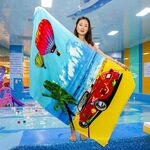 Asciugamano da bagno extra lungo Asciugamano da spiaggia in cotone stile isola hawaiana 180x105 cm (Beach Sports Car BT19-3)