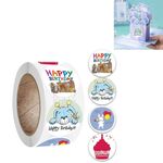 Etichetta decorativa regalo adesiva per festa di compleanno, dimensioni: 2,5 cm/1 pollice(A-181)