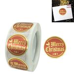5 PCS Natale festività decorazione regalo adesivo etichetta, dimensioni: 2.5 cm / 1 pollice (H-12)