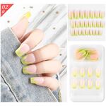 5 set Indossare Nail Art Balletto di Natale Unghie finte Prodotto finito Chiodo rimovibile (F741-2)