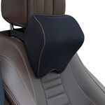 Cuscino per poggiatesta per auto Cuscino per collo Cuscino per auto Memory Foam Cuscino cervicale Forniture interne (Bordo marrone nero)