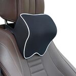 Cuscino per poggiatesta per auto Cuscino per collo Cuscino per auto Memory Foam Cuscino cervicale Forniture interne (bordi bianchi neri)