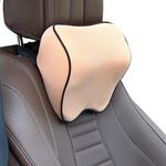 Cuscino poggiatesta per auto Cuscino per collo Cuscino per auto Memory Foam Cuscino cervicale Forniture interne (Beige)