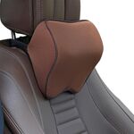 Cuscino poggiatesta per auto Cuscino per collo Cuscino per auto Memory Foam Cuscino cervicale Forniture interne (marrone chiaro)