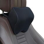 Cuscino poggiatesta per auto Cuscino per collo Cuscino per auto Memory Foam Cuscino cervicale Forniture interne (bordo nero e nero)