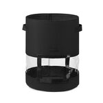 2 pz Borsa trasparente a 360 gradi in pianta centrale coperta Borsa in crescita, taglia: grande (35x45cm) 43 litri / 10 galloni (nero)