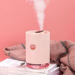 Umidificatore per auto USB Strumento per il rifornimento idrico della batteria di grande capacità per uso domestico (rosa)