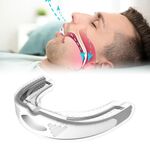 Dispositivo anti russamento YJK100 in silicone + ABS per smettere di russare (bianco)