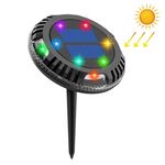 TG-JG00126 10 LED Solare per esterni in plastica impermeabile da giardino Decorativa per presa di terra Luce Controllo intelligente della luce Luce sepolta, oscuramento colorato
