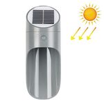Lampada da parete a induzione solare per esterni a LED Luce notturna Radar Illuminazione a induzione per il corpo umano, luce calda (grigia)