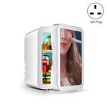 5L Specchio per il trucco di bellezza Prodotti per la cura della pelle e maschera facciale Frigorifero Frigorifero per auto a semiconduttore (spina UK)